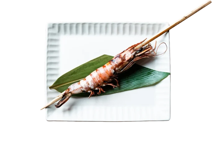 エビの酒粕焼き